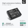 Batteri for HBC Radiomatic BA225030, BA225000, FuB05AA, 005-01-00615, BA205000 2000mAh fra CELLONIC