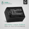 Batteria BP-718 BP-727 per fotocamera Canon LEGRIA HF R306, HF R506, HF R57, HF R606, HF R706, VIXIA HF R52 Affidabile ricambio da 1600mAh, marca CELLONIC®