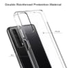 subtel® Schutzhülle Backcover kompatibel mit Huawei P Smart (2021) Handyhülle Handytasche Hülle TPU Handyschutz Tasche Back Case Bumper Transparent