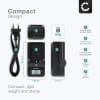 2x Batteri for Panasonic HC-X1000, HC-X1500, HC-MDH3, AG-AC8, HC-X2000 VW-VBD58 CGA-D54 (4400mAh, 7.4V) + Lader fra CELLONIC