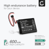 CELLONIC GPS Replacement Battery for Garmin Edge 820, 520, 500, 205, 200 / Edge Explore 820 + 17pc GPS Tool Kit 361-0043-00 361-0043-01 Battery 600mAh SatNav Sat Nav