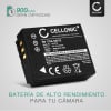 2x Bateria Panasonic CGA-S007 CGR-S007 DMW-BCD10 900mAh - , Batería recargable para camaras Panasonic Lumix DMC-TZ5 DMC-TZ5 DMC-TZ3 DMC-TZ1 DMC-TZ4 DMC-TZ2