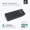 Batterie 1026, 13445, 16131, 17162 pour contrôleur de grue Epsilon Scanreco Palfinger RC-400, 590, 592, 960 Scanreco Mini, Maxi - capacité de 2000mAh