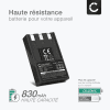 Batterie pour Jenoptik JD 5.2 z3 / JD 6.0 z3 830mAh de CELLONIC