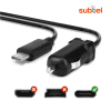 Autolader voor CUBOT X19 / Quest / King Kong 3 / Max 2 / Power / R15 / X30 / J9 / P40 smartphone - 1.1m, 5V, 2.4A Car Oplader Oplaadkabel Mobiele Telefoon GSM toestel