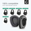 subtel Erstatningsøreputer for Sennheiser RS175, RS195, RS185, RS165, HDR165, HDR175, HDR185, HDR195 hodetelefondeksler ♥ Myke skumøreputer til over-ear hodetelefoner / øreklokker!