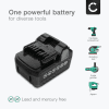 Batteri for HiKOKI DH18DBL WR36DB, CV18DBL, DH36DPA, WR36DA, C18DBAL 5000mAh fra CELLONIC