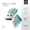 2x USBC to USBA Adapters - USB C Female to USB A Male Converter Charging & Fast Data Transfer Connector for iPhone, iPad, Galaxy, Phone, Tablet, Laptop - Green