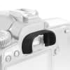 Ögonmussla för kamera - sökarskydd i mjukt Plast material för systemkamera - camera eye cup, kameramussla, okulär sökare, kameraögonmussla