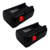 2x Batterij compatibel met Gardena Accu 380 Li - 8838, 04025-20 3000mAh vervangende accu reservebatterij extra energie