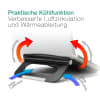 Laptopunterlage / Schoß Lüfter für Laptop u. Notebook - Knietablett Laptophalter: ergonomisch höhenverstellbar einstellbar Ständer - 3in1 Lapstand: Erhöhung, Kühler, Bettauflage