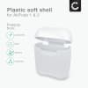 subtel Case Cover for Apple AirPods AirPods 2 Cases - Protective Plastic Soft Shell Charging Case Skin Portable & Shockproof Slim Anti-Slip - White
