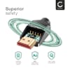 HDMI-kabel 2.1 Ultra High Speed 4K/8K @60hz, 4K @120hz, 48 Gbps eARC QFT QMS DSC hann til hann 24k gullbelagt 1,5 m lang HDMI-ledning for lydplanke, HD-TV, PS4, PS5, Xbox, Switch