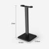 Universal Headphone Stand / Aluminium Headset Stand – Desk Headphone Hanger Bluetooth Ear Phone Stand & Gaming Headset Holder Hook for Tabletop Desktop Office