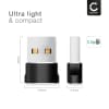 2x USBC to USBA Adapters - USB C Female to USB A Male Converter Charging & Fast Data Transfer Connector for iPhone, iPad, Galaxy, Phone, Tablet, Laptop - Black