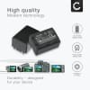 2x Batteri for Panasonic HC-VX870, HDC-SD40, HC-V700, HC-V500, HC-V100, HC-V250, HC-V210 1500mAh fra CELLONIC
