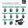 Battery Charger for Makita DMR107, DMR108, BMR100, BMR102, DMR102, DMR105 1.2m Power Tool Charger Cable and Plug UK Adapter Lead 