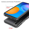 Backcover for Huawei P Smart (2021) - TPU, Gjennomsiktig lomme, pocket, shell, skal