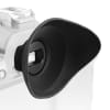 CELLONIC Øyemusling for Sony Alpha 6500 – FDA-EP17 Plast Erstatning, Antirefleks EVF Øyestykke, Søkerdeksel, Beskyttelseshette