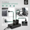USB dobbel lader (NB-13L) for Canon PowerShot G9 X Mark II G7 X Mark II G1x Mark III G5 X SX740 HS SX620 HS SX720 SX730 SX740 + 1m + USB Kabel fra CELLONIC