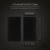 Smart Case for Smartphones (16.3cm x 8.5cm x 1cm) - PU Leather, svart lomme, pocket, shell, skal