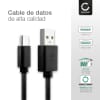 Cable USB para MP3 Sony ICD-TX800 / Imperial DABMAN 2 - Cable de Carga y Datos 1m negro PVC