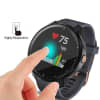 subtel® Beskyttelsesetui og skærmbeskytter til Garmin vivoactive 3 Music 9H Hærdet glas GPS Smart Watch Cover Smartwatch Bumper Case Frame - Gennemsigtig