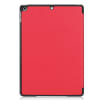 Smart Case for Apple iPad 10.2 2019, 2020, 2021 (7th, 8th, 9th Gen) - Kunstlær, rød shell pocket tasker