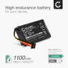 Battery for TomTom Go 6000, 5100, 5000, 6100, Professional 6250, 5200, 6200, 6000, Premium X, 1005, VFAD, AHA11111008 - 1100mAh 3,7V  by CELLONIC