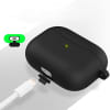 Lomme for Apple AirPods 3 - Silikon, svart shell pocket tasker