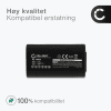 2x Batteri til 3M PL200 / Dymo LabelManager 260 260P, 280, PnP - S0895880,W003688,14430 (650mAh) Reservebatteri