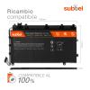 Batteria subtel® 271J9, GWV47, YX81V per notebook Dell Latitude 13 7000 (7350) P58G Affidabile ricambio da 2200mAh Sostituzione ottimale per computer portatile laptop Dell