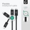 100 w USB C- till USB C-kabel - 1m i flätad nylon USB 3.1 snabbladdande 10 Gbps dataöverföring 8 K Ultra HD för iPhone, Galaxy, Huawei, Xiaomi - svart