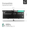 Batteri til Lenovo Yoga 920-13IKB Bærbar computer - 9300mAh 7.4V 