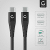 Camera USB Cable for Panasonic Lumix DC-S1 DC-S1H DC-S1R Lumix DC-GH5 DC-GH5s 1m Fast Charging Data Cable for Camera 3A Charger Lead Nylon - Black