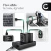 USB dobbel lader (NP-W126S NP-W126) for FujiFilm X-T3 X-T30 X-T20 X-T2 X-T100 X-T10 X-T1 X-Pro3 X-Pro2 X-E3 + 1m + USB Kabel fra CELLONIC