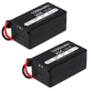 2x Batteri til Parrot AR.Drone 1.0 / AR.Drone 2.0 Elite & Power Edition - (1500mAh) Reservebatteri