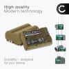 2x Batteri for Canon EOS 5D 40D 300D 30D 50D 20D 300V, PowerShot G2 G5 G6, BP-511 BP-512 BP-514 Kameraer 1600mAh fra CELLONIC