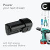 Batteri for Black & Decker EGBL108, LB12, BL1310, BL1510, GKC108, BDCDMT112, EGBL108KB 12V  2000mAh Li Ion fra CELLONIC