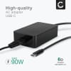 Lader for USB C Notebooks, Tablets, Smartphones - Charger PD Power Delivery | 5V-20V 90W Ladekabel 2.9m Strømforsyning Bærbar Laptop CC-PD90