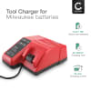 CELLONIC Milwaukee 14.4V-18V Oplader til Li-Ion Lithium Ion-batterier - 3A 48-11-1811, 48-59-1812, 48-11-1815 Udskiftning af batterilader til batteridrevet elværktøj