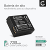 Bateria de repuesto DMW-BLG10E / DMW-BLG10 / DMW-BLE9 730mAh - Batería de larga duración para camaras Panasonic Lumix DMC-LX100 DMC-GX80 DMC-TZ80 DC-TZ90 TZ91 DC-GX9