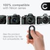 Infrarød utløser for Nikon D750 D7500 D7100 D7000 D5300 D5200 D5100 D5000 D3400 D3300 D3000 D90 / Coolpix A P7800 ML-L3 Kamerafjernkontroll fra CELLONIC