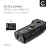DMW-BGGH5 Batterigrep for Panasonic Lumix GH5, Lumix GH5 II Kameraer – DMW-BLF19 Vertikalt Portrettgrep