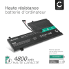 Batterie 4800mAh pour PC portable Lenovo Legion Y530 - remplacement de L17M3PG2 câble de 90mm 