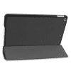 Cover protezione per tablet Apple iPad 10.2 2019, 2020, 2021 (7th, 8th, 9th Gen) Socca piegabile con funzione di supporto e bumper in Similpelle nero case a libro, scocca etui custodia astuccio