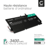 Batterie pour HP EliteBook 1040 G3 Series, BG06XL, HSTNN-IB6Z 11.4V 3400mAh de CELLONIC