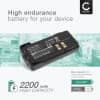 Batteri for Motorola DP4400E, DP2400E, DP4400, DP4801E, DP4800, DP4800E, DP2400, DP4801, DP4600E, DP4600, DP2600E, DP4401, DP4601E, DP4401E 7.4V 2200mAh Lithiumion fra CELLONIC