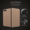 Flipcase voor smartphone met kaarthouder en standaard compatibel met iPhone 8 Plus / iPhone 7 Plus Telefoonhoes Etui mobiele telefoon gouden