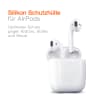 Kopfhörer-Strap für Airpods 1/2 + Tasche, Silikon